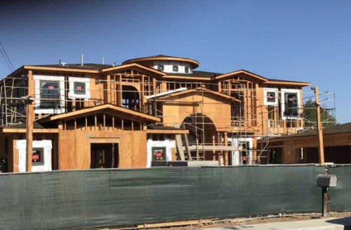 Rear structural framing and exterior openings