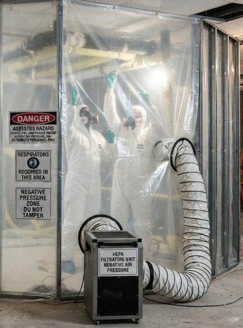 Professional containment and environmental safety remediation by Newport Construction Group